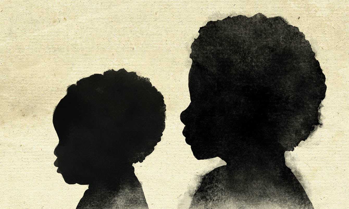 Silhouette of a Young Boy