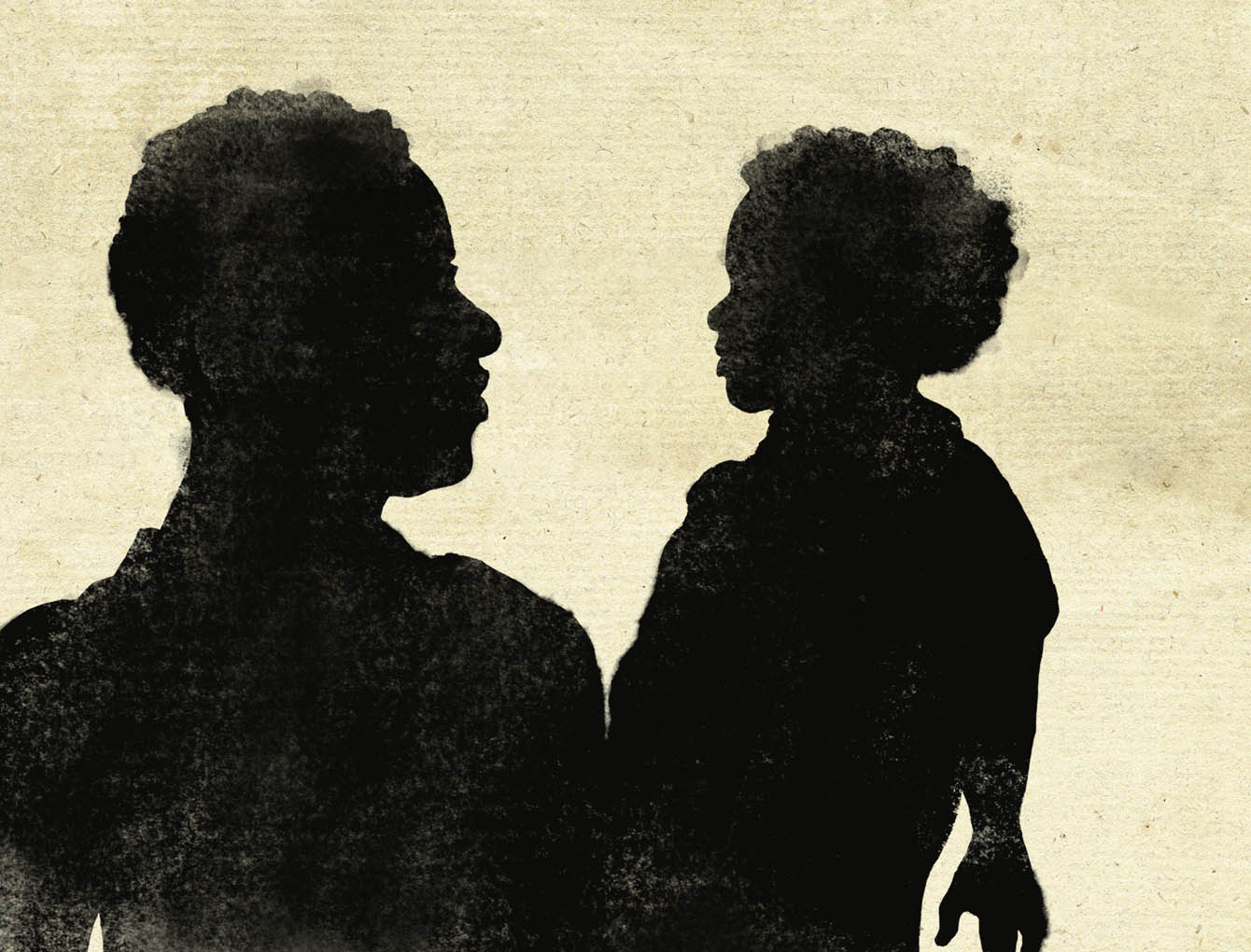Silhouette of a Father and Child 2