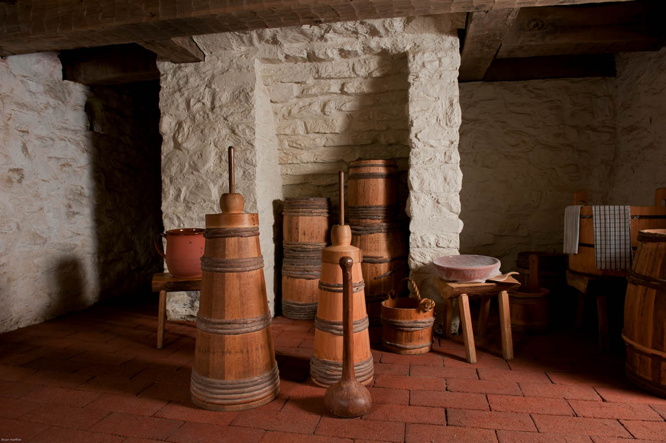 The dairy at Philipsburg Manor