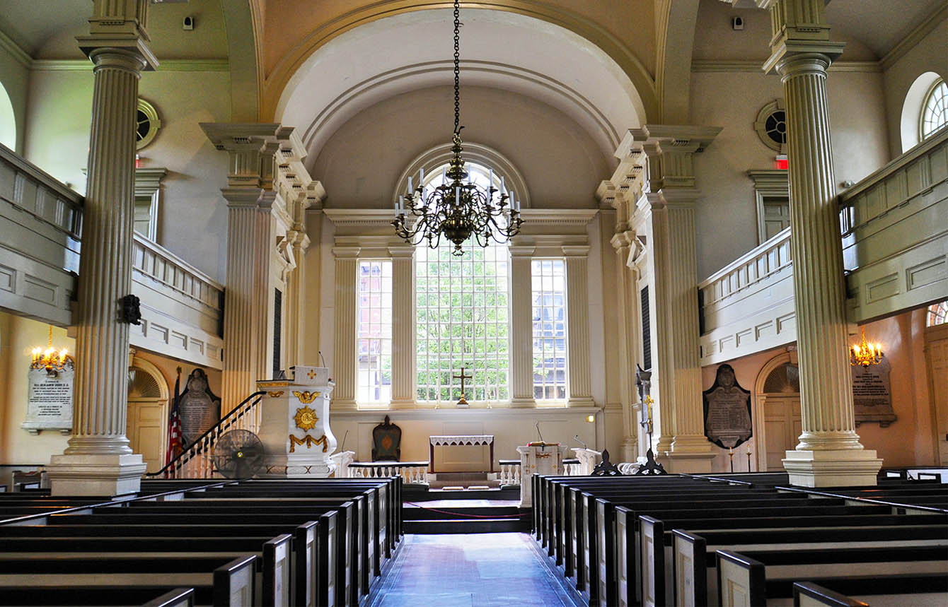 Interior of Christ Church, Philadelphia