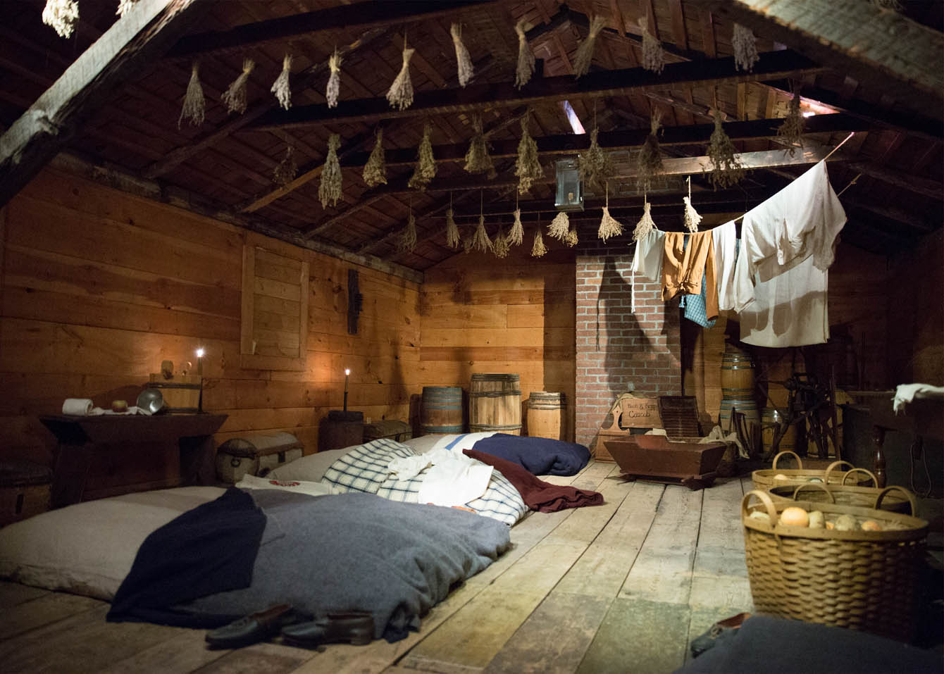 Slave quarters at the Bush-Holley House