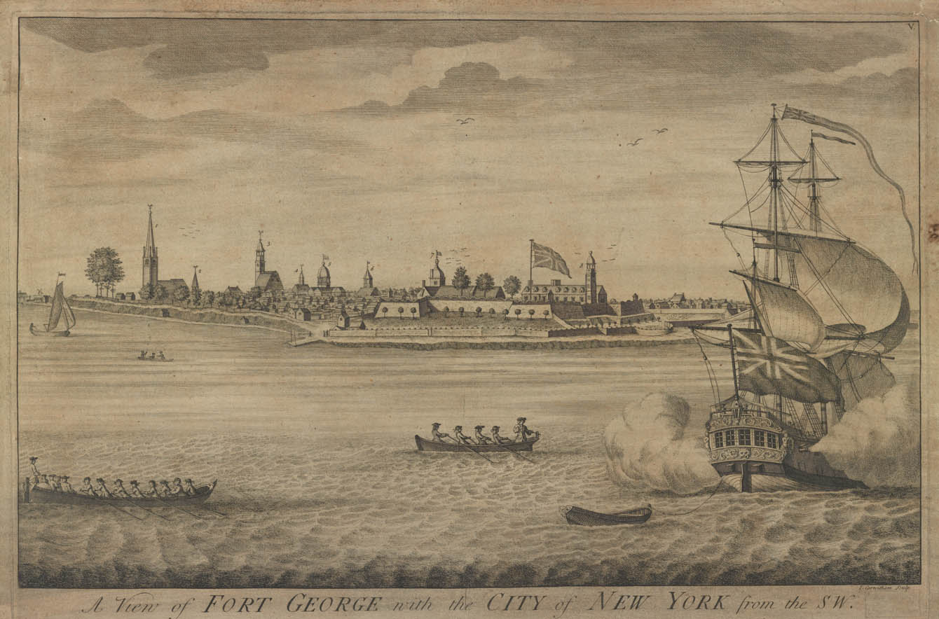 A View of Fort George with the City of New York from the Southwest