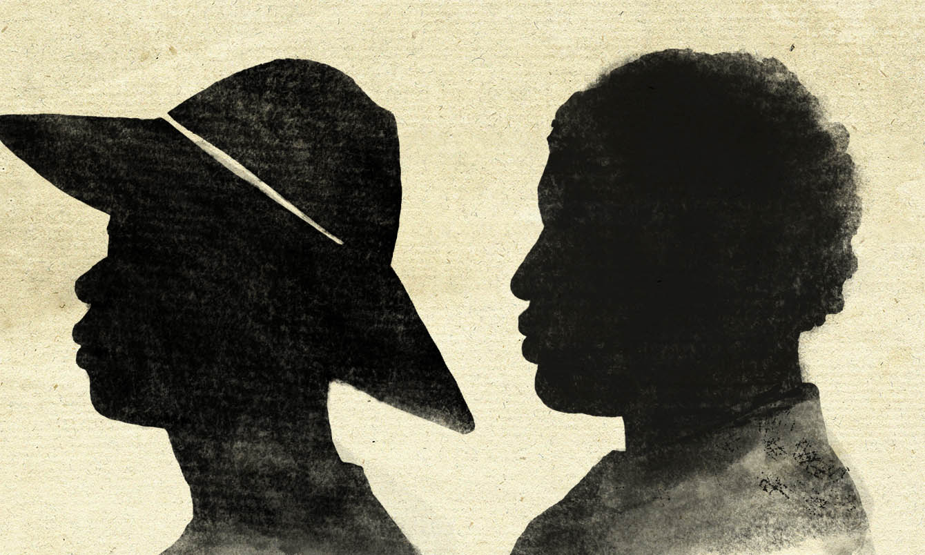 Silhouette of Young Men