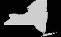 Icon map of New York 