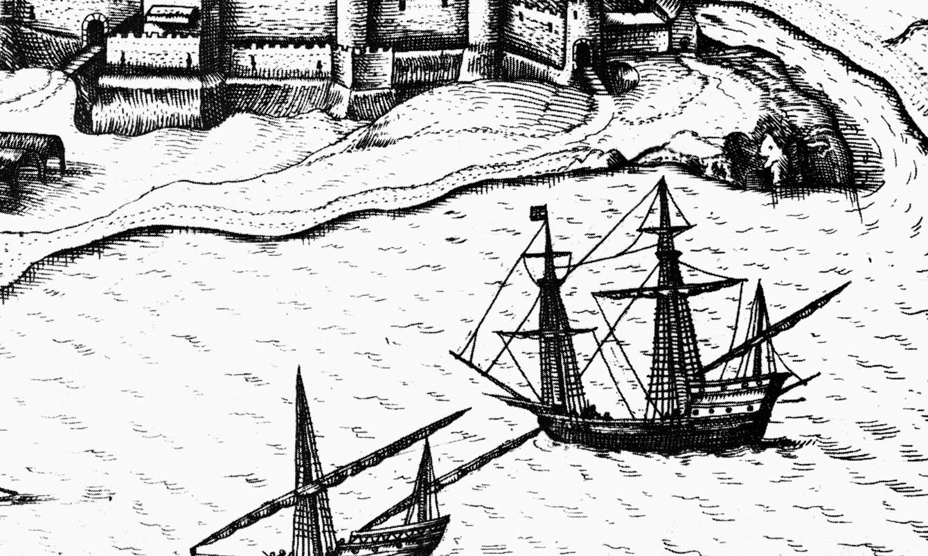 Portuguese ships on the Gold Coast