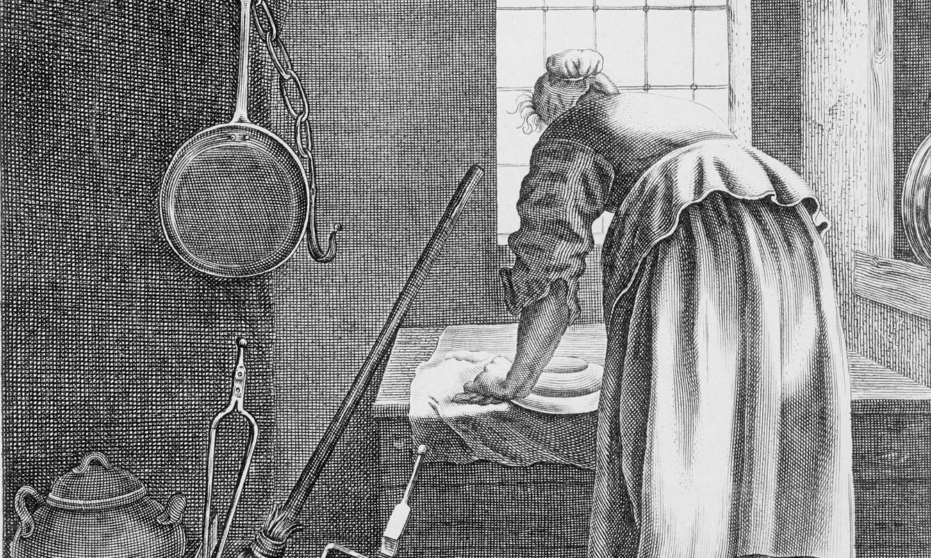 A Woman Cleaning (Plate 5, Five Feminine Occupations)
