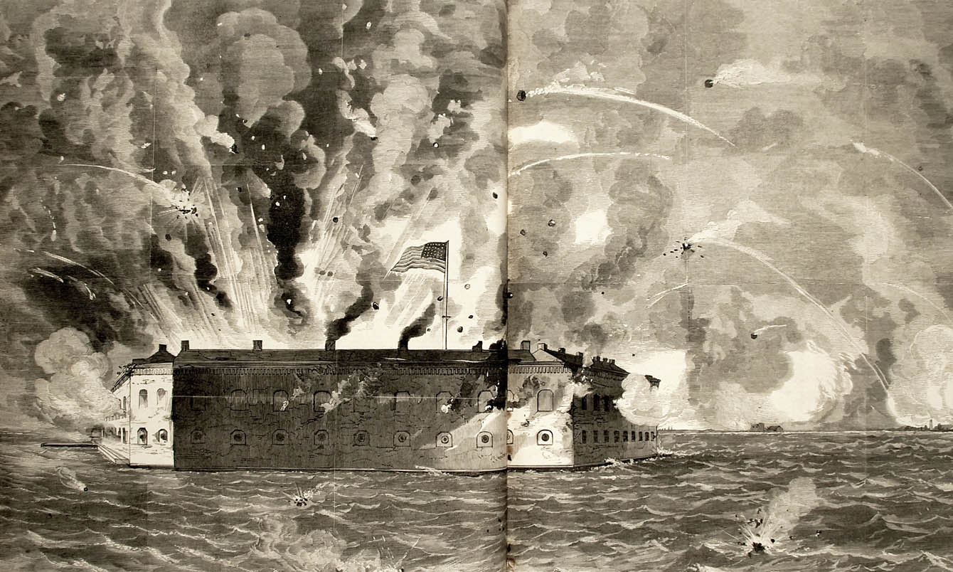 The Bombardment of Fort Sumter, Charleston Harbor, the 12th and 13th of April, 1861