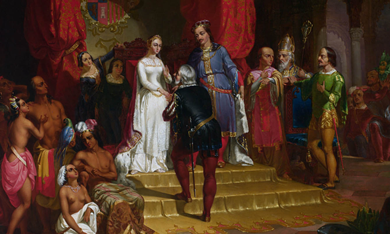 Columbus at the Court of Ferdinand and Isabella